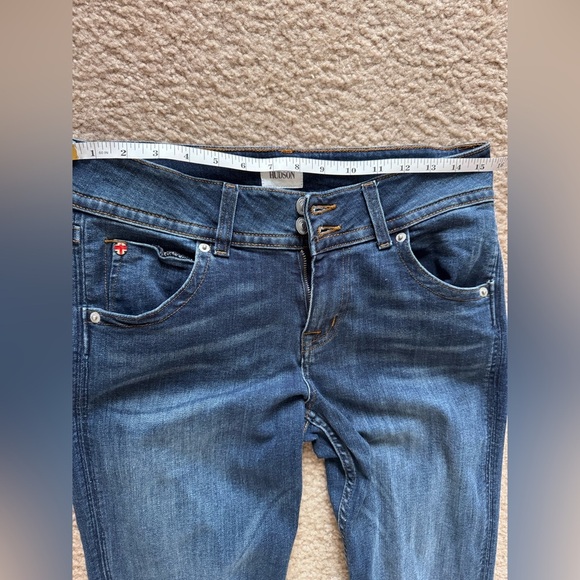 Hudson Women's Bootcut Double Button Mid-Rise Denim Jeans Size 29 - Picture 9 of 13